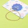 Glass Charm Bracelets BJEW-JB05600-04-4