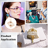 36Pcs Transparent Acrylic Multi-strand Links TACR-PH0001-98-5