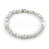 Electroplate Glass Beads Stretch Bracelets BJEW-JB04021-2