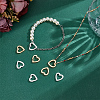 8Pcs 2 Colors Brass Spring Gate Rings KK-PH0013-93-4