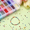 DIY 8/0 Glass Seed Beads Stretch Bracelet Making Kits DIY-YW0001-95-3