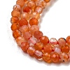Natural Carnelian Beads Strands G-A129-A01-01-2