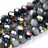 Electroplate Glass Beads Strands EGLA-A034-J6mm-S06-A-1