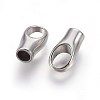 Tarnish Resistant 304 Stainless Steel Cord Ends LS-STAS-L219-04P-2
