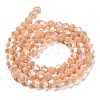 Opaque Solid Color Electroplate Glass Beads Strands X1-GLAA-F029-P4mm-A06-2