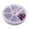 1Box ABS Plastic Imitation Pearl Dome Cabochons SACR-JP0001-47-2