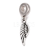304 Stainless Steel European Dangle Charms STAS-I194-05AS-1
