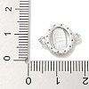 Rack Plating Brass Micro Pave Clear Cubic Zirconia Religion Virgin Mary Connector Charms KK-L224-094P-03-3