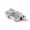 Tibetan Style Alloy Bead Frame LS-TIBE-WH0002-06AS-3