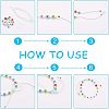 DIY Greek Alphabet Bead Stretch Bracelets Making Kits DIY-CA0001-26-4