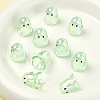 10Pcs Transparent Acrylic Bead Caps TACR-YW0003-23H-1