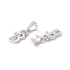 Eco-Friendly Brass Micro Pave Cubic Zirconia Pendants KK-K265-01P-B-2