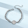 304 Stainless Steel Link Bracelets BJEW-B163-02P-2