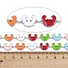 304 Stainless Steel Enamel Crab Link Chains CHS-F023-01E-P-2