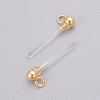 Transparent Painless Prevent Allergy Resin Stud Earring Findings KY-L005-06G-1