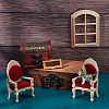   Semi-Finished Product Birch Wood Chairs & Acrylic Mirror DJEW-PH0001-11-2
