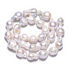 Natural Baroque Pearl Keshi Pearl Beads Strands PEAR-S019-02C-01-4