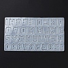 Letter & Number DIY Silicone Pendant Molds DIY-F139-01-4