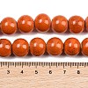 Handmade Fancy Antique Glazed Porcelain Ceramic Round Beads Strands PORC-L019-13mm-03-4