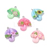 Resin Pendants RE-CBA098D-03P-1