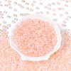 Baking Paint Transparent Glass Beads DGLA-T004-07J-1