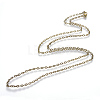 Iron Cable Chains Necklace Making MAK-R013-70cm-AB-2