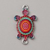 Alloy Enamel Connector Charms ENAM-WH0061-47L-1