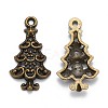 Christmas Mixed Style Tibetan Style Alloy Pendants TIBEP-F040-02AB-3