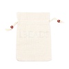 Christmas Theme Cotton Fabric Cloth Bag ABAG-H104-A01-3
