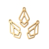 201 Stainless Steel Pendants LS-STAS-I199-A06-G-2