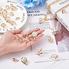 114 Pcs 19 Styles Alloy Pendants FIND-TA0001-31LG-12