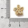 Brass Pave Cubic Zirconia Multi-strand Links KK-F913-09G-02-3