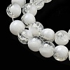 Crackle Glass Beads Strands GLAA-U001-8mm-07-2