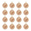 Golden Plated Alloy Enamel Charms X-ENAM-S118-06P-2