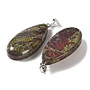 Natural Dragon Blood Pendants GG-CBACB71-02P-05-2
