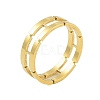 304 Stainless Steel Chain Shape Finger Ring RJEW-C084-01A-G-1