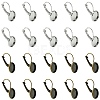 20Pcs 2 Colors Brass Leverback Earring Findings KK-YW0002-24-1
