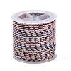 11M Polyester Braided Cord with Cotton Core & Metallic Thread OCOR-Z006-01-29-1