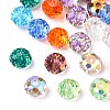 Faceted Transparent Glass Beads GLAA-E047-01A-1