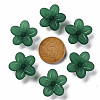 Frosted Acrylic Bead Caps MACR-S371-08A-735-3
