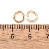 Brass Open Jump Rings KK-G604-08G-03-4