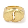 Rack Plating Brass Cuff Finger Rings for Women RJEW-C114-13B-G-2