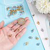 40Pcs 2 Colors Ion Plating(IP) 304 Stainless Steel Earplug Accessories STAS-UN0062-88-4