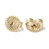 Brass Earring Nuts KK-K383-25B-G-1