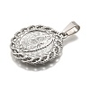 304 Stainless Steel Pendants STAS-B086-10D-P-2