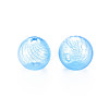 Transparent Handmade Blown Glass Globe Beads X-GLAA-T012-40C-05-2