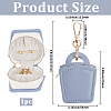 Mini PU Leather Ring Organizer Boxes CON-BBC0001-31B-2