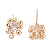 Brass Stud Earring Findings LS-KK-N256-10G-2