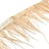 2Pcs 2 Colors Fashion Ostrich Feather Trimming DIY-XCP0002-78-3