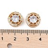 Rack Plating Brass Micro Pave Cubic Zirconia Beads KK-F879-10G-3
